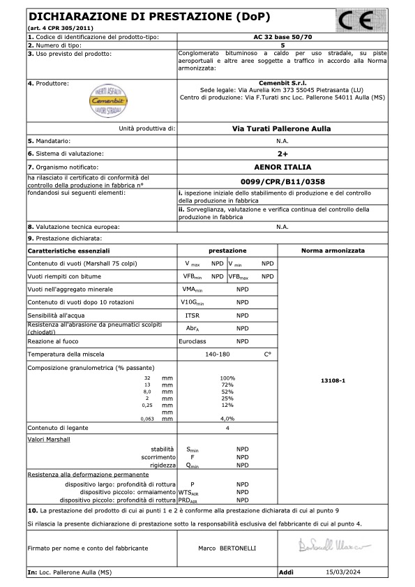 DoP Tout venant 0-30